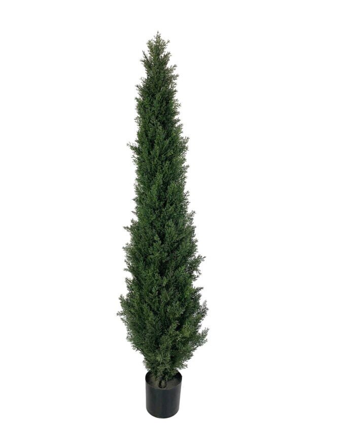 Artificial Tree 150cm Anti-UV Cypress trees in pp pot GS-66021003-UV_2 Artificial Tree 150cm Anti-UV Cypress trees in pp pot GS-66021003-UV Toplary YeahFlower is one of Chinese leading OEM manufacturers and exporters , supplying the silk flowers, wholesale artificial trees
