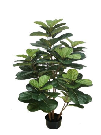 Artificial Tree 150cm Anti-UV Fiddle in pp pot/50LVS GS-66021025-UV Tree&Plant 3,000+ sqm showroom with thousands of artificial flowers, plants & trees ready for global sourcing.