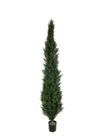 Artificial Tree 150cm Anti-UV Cypress trees in pp pot GS-66021003-UV Toplary 3,000+ sqm showroom with thousands of artificial flowers, plants & trees ready for global sourcing.