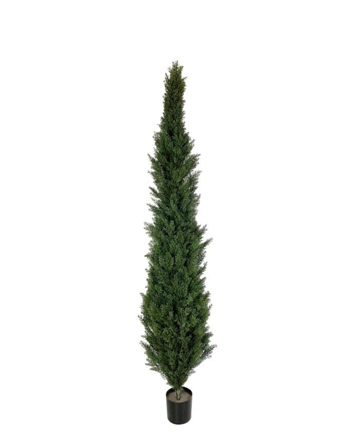 Artificial Tree 210cm Anti-UV Cypress trees in pp pot GS-66021005-UV Toplary 3,000+ sqm showroom with thousands of artificial flowers, plants & trees ready for global sourcing.