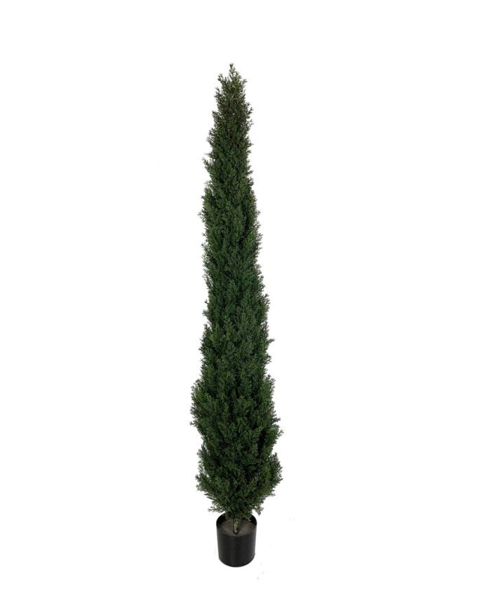 Artificial Tree 210cm Anti-UV Cypress trees in pp pot GS-66021005-UV Toplary 3,000+ sqm showroom with thousands of artificial flowers, plants & trees ready for global sourcing.