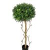 Artificial Tree 115cm Anti-UV boxwood topiaryin pp pot GS-66021014-UV Toplary YeahFlower is one of Chinese leading OEM manufacturers and exporters , supplying the silk flowers, wholesale artificial trees