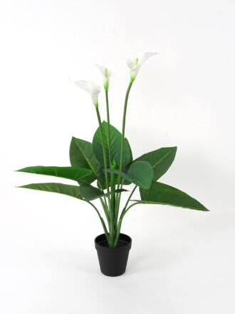 Artificial Tree 50*60*98cm Calla in PE pot w/15lvs/3flowers GS-35321004P0P4 Tree&Plant 3,000+ sqm showroom with thousands of artificial flowers, plants & trees ready for global sourcing.