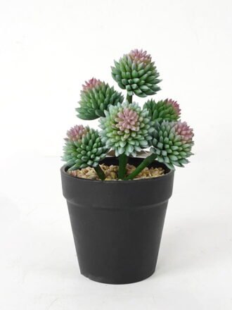Artificial succulent 11*11*12cm Succulent in ceramic pot GS-51721122 Succulent 3,000+ sqm showroom with thousands of artificial flowers, plants & trees ready for global sourcing.
