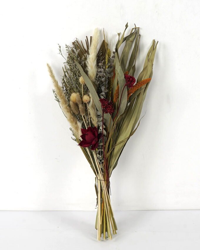 Dried Flowers 30*11*60cm Dried flower arrangement  bouquet(100g/bouquet,H:60cm) GS-56621144 Bouquet YeahFlower is one of Chinese leading OEM manufacturers and exporters , supplying the silk flowers, wholesale artificial trees