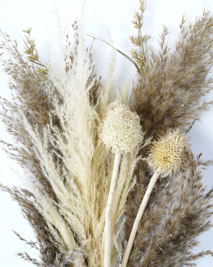 Dried Flowers 18*9*58CM Dried flower arrangement  bouquet GS-56621156 Bouquet YeahFlower is one of Chinese leading OEM manufacturers and exporters , supplying the silk flowers, wholesale artificial trees