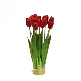 Artificial Flower 38cm Standing tulip*12 bundle /12lvs GS-17721114-R1 Potted Flowers&Plants YeahFlower is one of Chinese leading OEM manufacturers and exporters , supplying the silk flowers, wholesale artificial trees