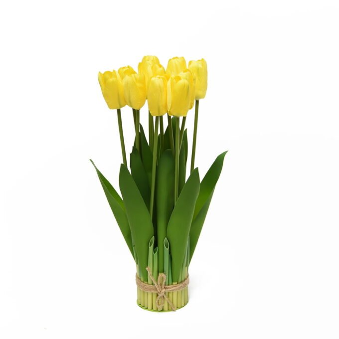 Artificial Flower 38cm Standing tulip*12 bundle /12lvs GS-17721114-Y1 Potted Flowers&Plants YeahFlower is one of Chinese leading OEM manufacturers and exporters , supplying the silk flowers, wholesale artificial trees
