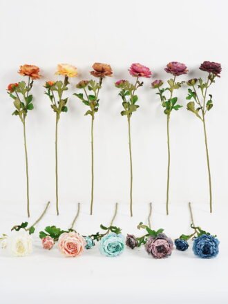 Artificial Flower 13*57CM Peony spray*2 GS-58821062-O2 Single Flowers 3,000+ sqm showroom with thousands of artificial flowers, plants & trees ready for global sourcing.