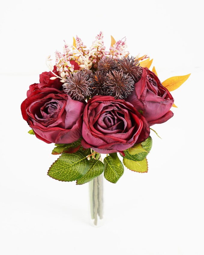 Artificial Flower 17*32CM Rose bouquet*11 GS-05520148 Bouquet 3,000+ sqm showroom with thousands of artificial flowers, plants & trees ready for global sourcing.