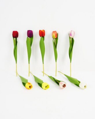 Artificial Flower 6*39cm Tulip Single stem GS-128J21010 Single Flowers YeahFlower is one of Chinese leading OEM manufacturers and exporters , supplying the silk flowers, wholesale artificial trees