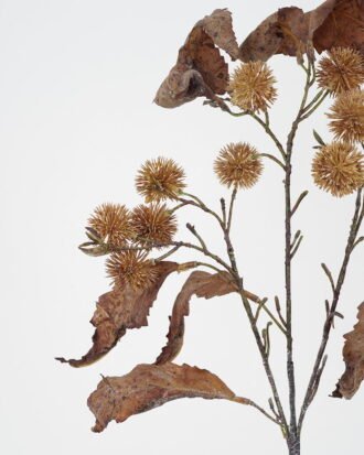 Artificial Flower 18*63cm chestnut spray*3 GS-49621025-Y1 Single Flowers YeahFlower is one of Chinese leading OEM manufacturers and exporters , supplying the silk flowers, wholesale artificial trees