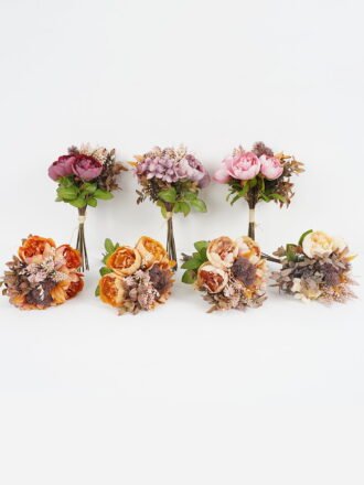 Artificial Flower 17*32CM Rose bouquet*11 GS-05520148 Bouquet 3,000+ sqm showroom with thousands of artificial flowers, plants & trees ready for global sourcing.