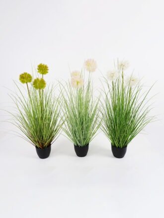 Artificial Grass 80*80*12cm Grass in pe pot GS-61921048 Grass&PLANT 3,000+ sqm showroom with thousands of artificial flowers, plants & trees ready for global sourcing.