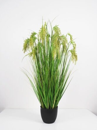 Artificial Grass 56*56*81cm paddy  in pp pot GS-61921034A Grass&PLANT 3,000+ sqm showroom with thousands of artificial flowers, plants & trees ready for global sourcing.