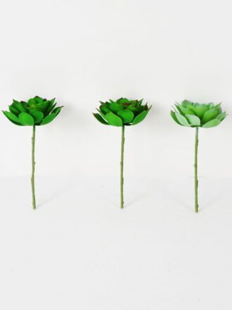 Artificial succulent 18*27cm Succulent Single stem GS-57621008 Succulent 3,000+ sqm showroom with thousands of artificial flowers, plants & trees ready for global sourcing.