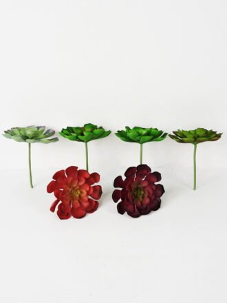 Artificial succulent 14*27cm Succulent Single stem GS-57621009 Succulent 3,000+ sqm showroom with thousands of artificial flowers, plants & trees ready for global sourcing.