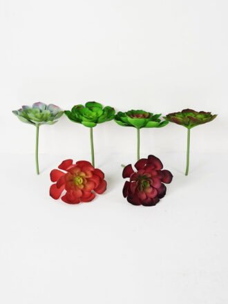 Artificial succulent 18*27cm Succulent Single stem GS-57621008 Succulent 3,000+ sqm showroom with thousands of artificial flowers, plants & trees ready for global sourcing.
