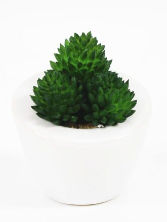 Artificial succulent 6*10cm Succulent in ceramic pot GS-51721141 Succulent 3,000+ sqm showroom with thousands of artificial flowers, plants & trees ready for global sourcing.