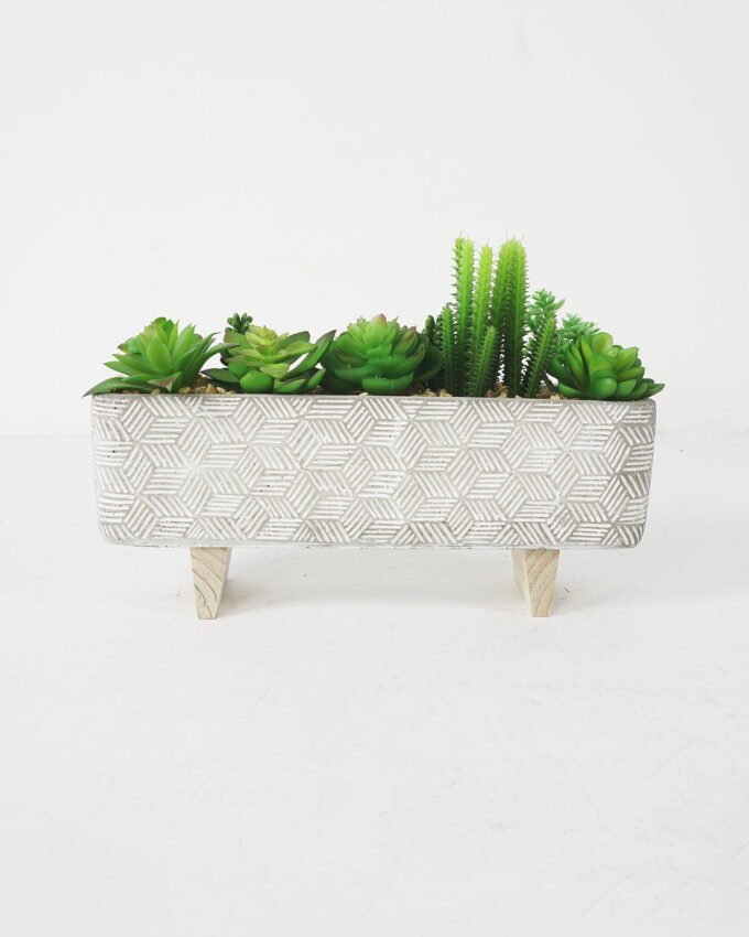 Artificial succulent 8*29*20cm Succulent in ceramic pot GS-51721147 Succulent YeahFlower is one of Chinese leading OEM manufacturers and exporters , supplying the silk flowers, wholesale artificial trees