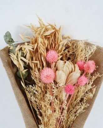 Dried Flowers 18*58cm Dried flower arrangement  bouquet GS-56621148 Bouquet YeahFlower is one of Chinese leading OEM manufacturers and exporters , supplying the silk flowers, wholesale artificial trees