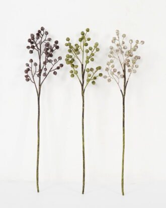 Artificial Branch fruit 12*51cm Single berries GVC-22-2840 Single Flowers YeahFlower is one of Chinese leading OEM manufacturers and exporters , supplying the silk flowers, wholesale artificial trees