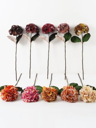 Artificial Flower 21*66cm Dried flower hydrangea GS-25821005-P1 Dried Flowers 3,000+ sqm showroom with thousands of artificial flowers, plants & trees ready for global sourcing.