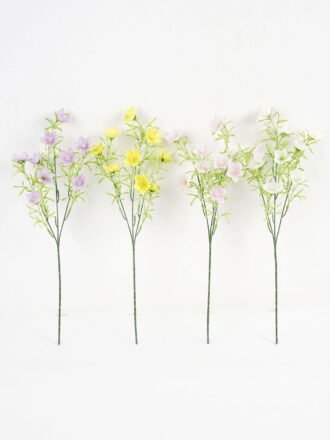 Artificial Flower Lily Rose Bush*12 GS-00519017DP-W2 Flowers Bush 3,000+ sqm showroom with thousands of artificial flowers, plants & trees ready for global sourcing.