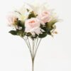 Artificial Flower Lily Rose Bush*12 GS-00519017DP-W2 Flowers Bush YeahFlower is one of Chinese leading OEM manufacturers and exporters , supplying the silk flowers, wholesale artificial trees