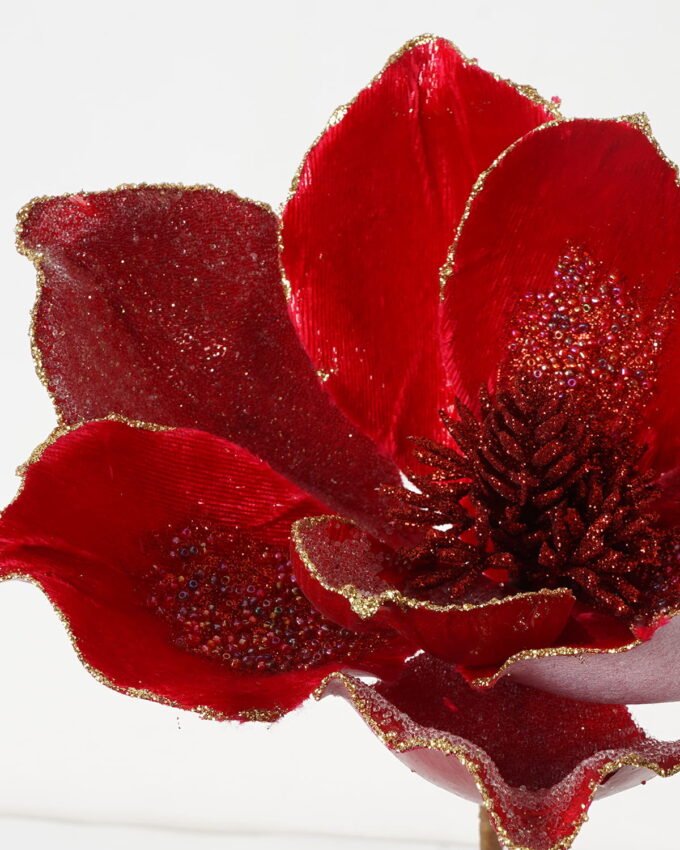 Artificial Flower Mangnolia GS-66622006-R1_5 Artificial Flower 23*53cm Mangnolia GS-66622006-R1 Christmas Item YeahFlower is one of Chinese leading OEM manufacturers and exporters , supplying the silk flowers, wholesale artificial trees