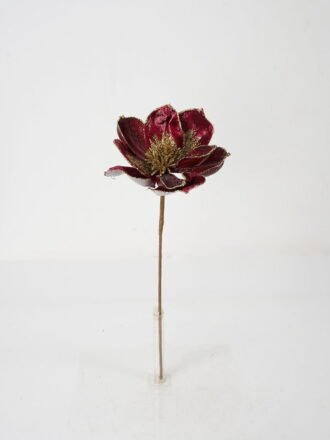 Artificial Flower 23*53cm Mangnolia GS-66622006-R1 Christmas Item 3,000+ sqm showroom with thousands of artificial flowers, plants & trees ready for global sourcing.