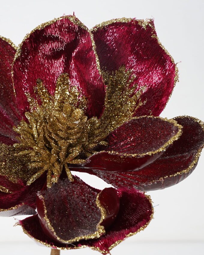 Artificial Flower 17*49cm Mangnolia GS-66622007-R2 Christmas Item YeahFlower is one of Chinese leading OEM manufacturers and exporters , supplying the silk flowers, wholesale artificial trees