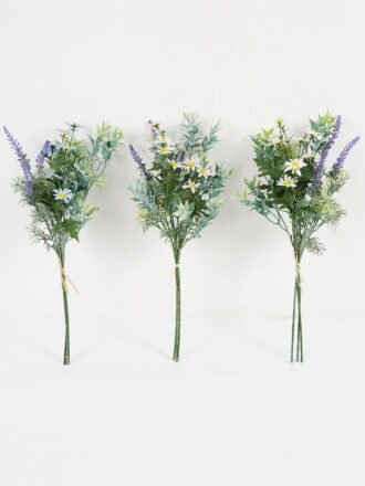 Artificial Flower 22*30cm Mixed Camellia&African daisy Bouquet*8 GS-16822012 Bouquet 3,000+ sqm showroom with thousands of artificial flowers, plants & trees ready for global sourcing.
