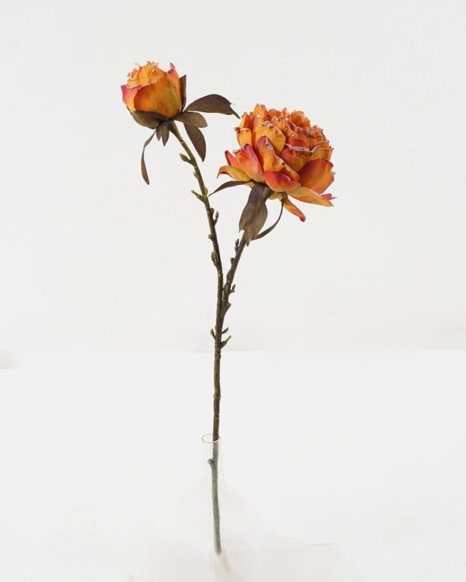 Artificial Flower Peony with burnt edges Spray 2 GS-25821006_3 Artificial Flower Peony with burnt edges Spray*2 GS-25821006 Single Flowers YeahFlower is one of Chinese leading OEM manufacturers and exporters , supplying the silk flowers, wholesale artificial trees