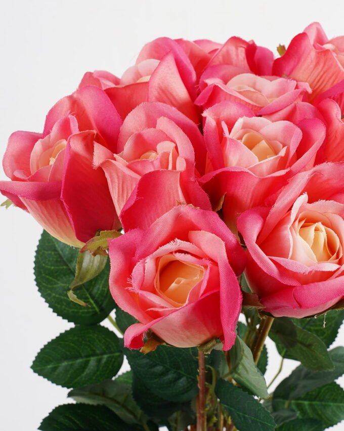 Artificial Flower 21*53cm Rose Bouquet*10 GS-12822001 Bouquet 3,000+ sqm showroom with thousands of artificial flowers, plants & trees ready for global sourcing.