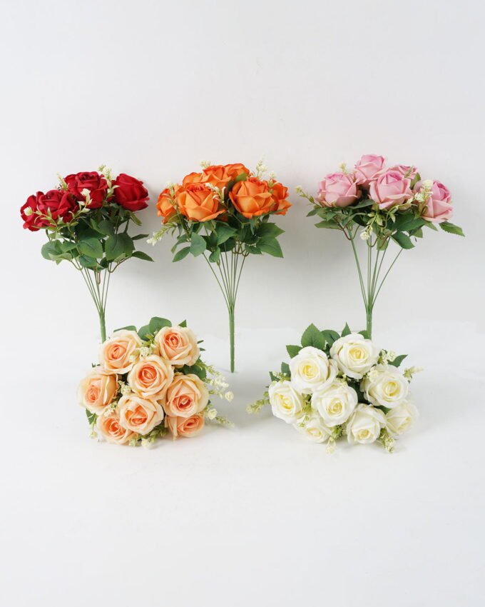 Artificial Flower 26*42CM Rose Bush*8 GS-00520003DP Flowers Bush YeahFlower is one of Chinese leading OEM manufacturers and exporters , supplying the silk flowers, wholesale artificial trees