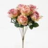 Artificial Flower Rose Bush*9 GS-00519015DP-P1 Flowers Bush 3,000+ sqm showroom with thousands of artificial flowers, plants & trees ready for global sourcing.
