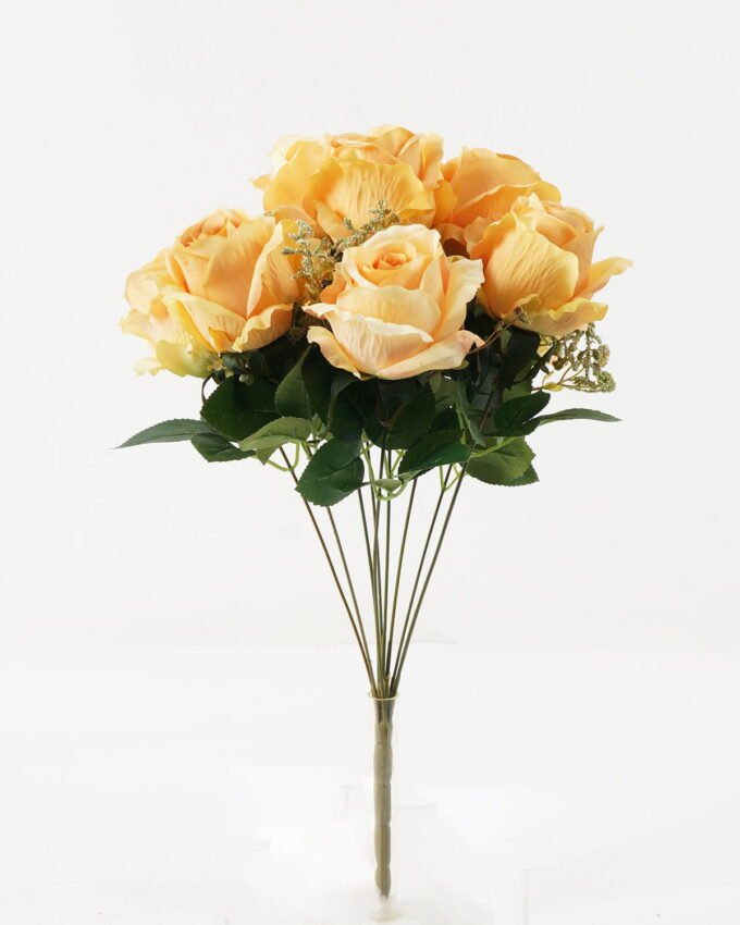 Artificial Flower Rose Bush*9 GS-00519015DP Flowers Bush YeahFlower is one of Chinese leading OEM manufacturers and exporters , supplying the silk flowers, wholesale artificial trees