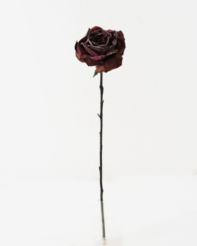 Artificial Flower 10*63cm Single  Big dry roses GS-25821003-R1 Single Flowers YeahFlower is one of Chinese leading OEM manufacturers and exporters , supplying the silk flowers, wholesale artificial trees
