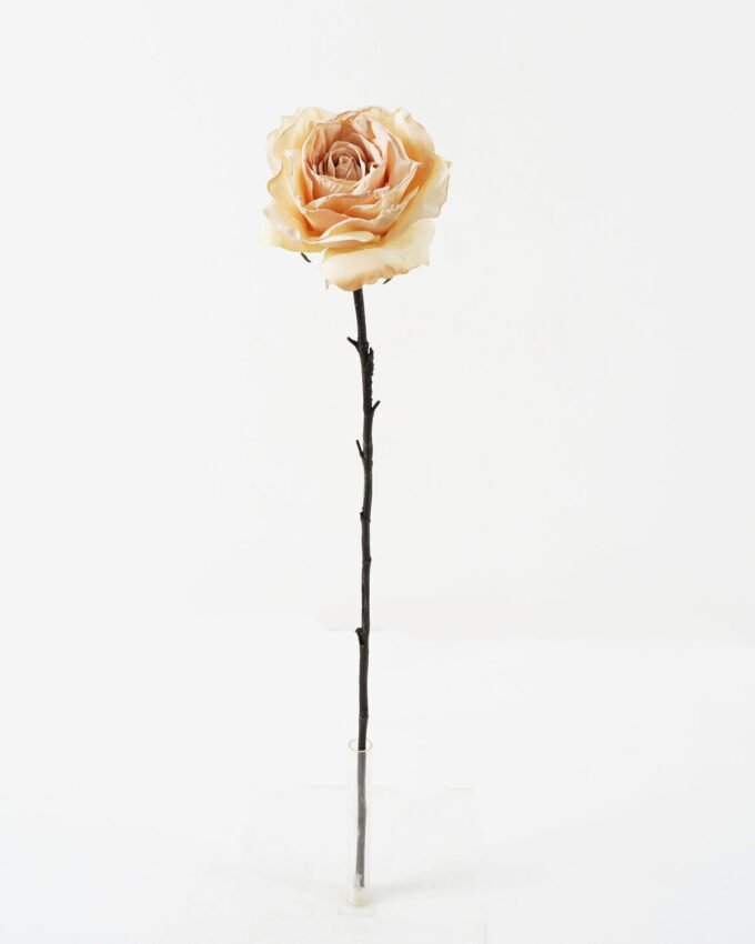 Artificial Flower 10*63cm Single  Big dry roses GS-25821003-R1 Single Flowers YeahFlower is one of Chinese leading OEM manufacturers and exporters , supplying the silk flowers, wholesale artificial trees