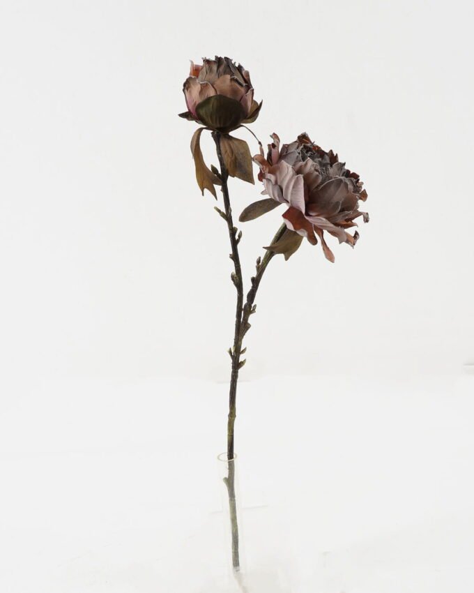 Artificial Flower 18*50cm Small peony with burnt edge Spray*2 GS-25821007-K1 Single Flowers YeahFlower is one of Chinese leading OEM manufacturers and exporters , supplying the silk flowers, wholesale artificial trees