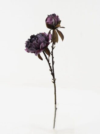 Artificial Flower 18*50cm Small peony with burnt edge Spray*2 GS-25821007-Z2 Single Flowers 3,000+ sqm showroom with thousands of artificial flowers, plants & trees ready for global sourcing.
