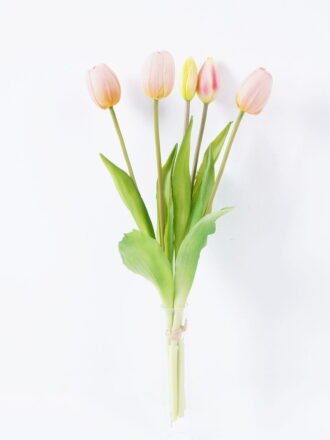 Artificial Flower 16*39CM Tulip bouquet*5 GS-41520002 Bouquet 3,000+ sqm showroom with thousands of artificial flowers, plants & trees ready for global sourcing.
