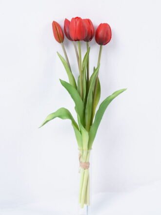 Artificial Flower 16*39CM Tulip bouquet*5 GS-41520002-Z2 Bouquet 3,000+ sqm showroom with thousands of artificial flowers, plants & trees ready for global sourcing.