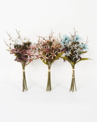 Artificial Flower 20*32cm mix bracketplant & berries Bouquet*9 GS-16821041 Bouquet YeahFlower is one of Chinese leading OEM manufacturers and exporters , supplying the silk flowers, wholesale artificial trees