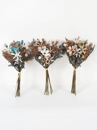 Artificial Flower 20*32cm mix bracketplant & berries Bouquet*9 GS-16821041 Bouquet 3,000+ sqm showroom with thousands of artificial flowers, plants & trees ready for global sourcing.