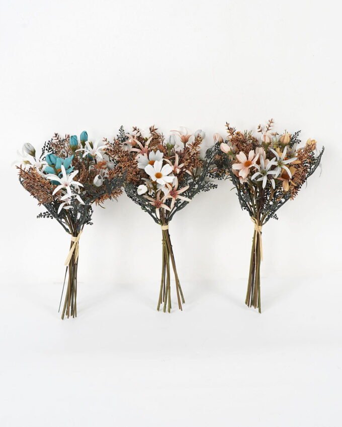 Artificial Flower 20*31cm mix cineraria & bracketplant Bouquet*13 GS-16821040 Bouquet 3,000+ sqm showroom with thousands of artificial flowers, plants & trees ready for global sourcing.