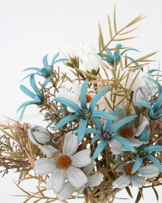 Artificial Flower 20*31cm mix cineraria & bracketplant Bouquet*8 GS-16821039-B1 Bouquet YeahFlower is one of Chinese leading OEM manufacturers and exporters , supplying the silk flowers, wholesale artificial trees