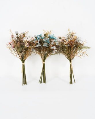 Artificial Flower 20*31cm mix cineraria & bracketplant Bouquet*8 GS-16821039 Bouquet YeahFlower is one of Chinese leading OEM manufacturers and exporters , supplying the silk flowers, wholesale artificial trees