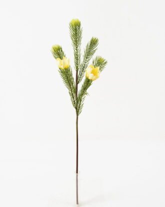 Artificial Flower 14*66cm pine needle with flowers GVC-22-2842-Y1 Single Flowers YeahFlower is one of Chinese leading OEM manufacturers and exporters , supplying the silk flowers, wholesale artificial trees